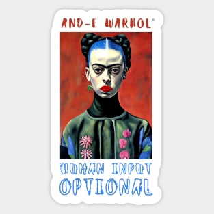 Billie x Ande: Human Input Optional Sticker